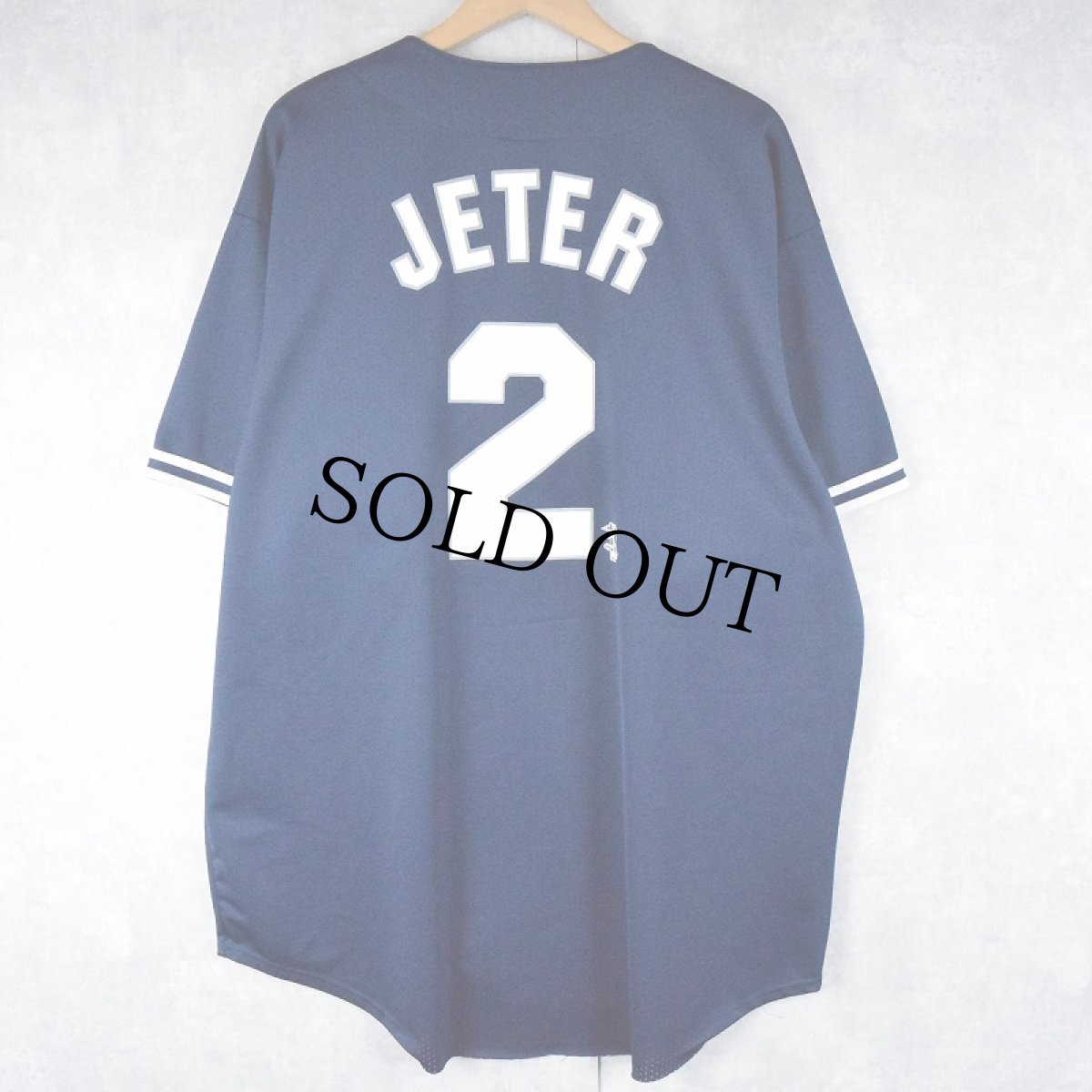 画像2: Majestic "JETER 2" ロゴ入り メッシュベースボールシャツ (2)