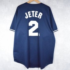 画像2: Majestic "JETER 2" ロゴ入り メッシュベースボールシャツ (2)