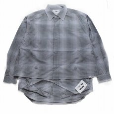 画像1: COMFY OUTDOOR GARMENT "NEWSPAPER SHIRTS" BLACK CHECK 【M】 (1)