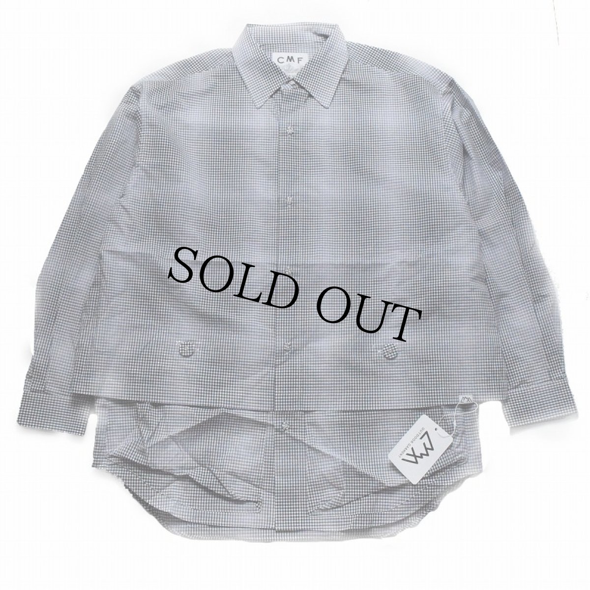 画像1: 【SALE】 COMFY OUTDOOR GARMENT "NEWSPAPER SHIRTS" BLACK CHECK 【L】 (1)
