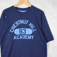 画像1: 80's RUSSELL ATHLETIC USA製 "CHESTNUT HILL ACADEMY" リバーシブルデザイン プリントTシャツ M (1)