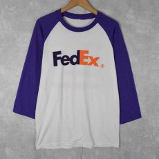 画像2: FedEx ロゴプリントラグランTシャツ (2)