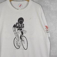 画像1: 90's Joliet Bicycle Club 自転車メーカー ロゴプリントTシャツ XXL (1)