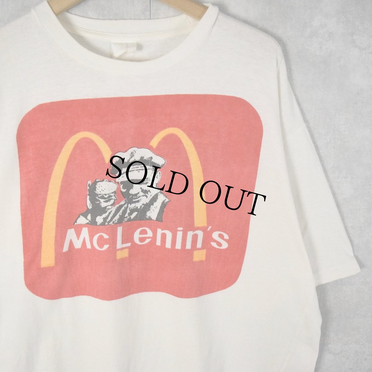 画像1: "McLenin's" パロディプリントTシャツ (1)