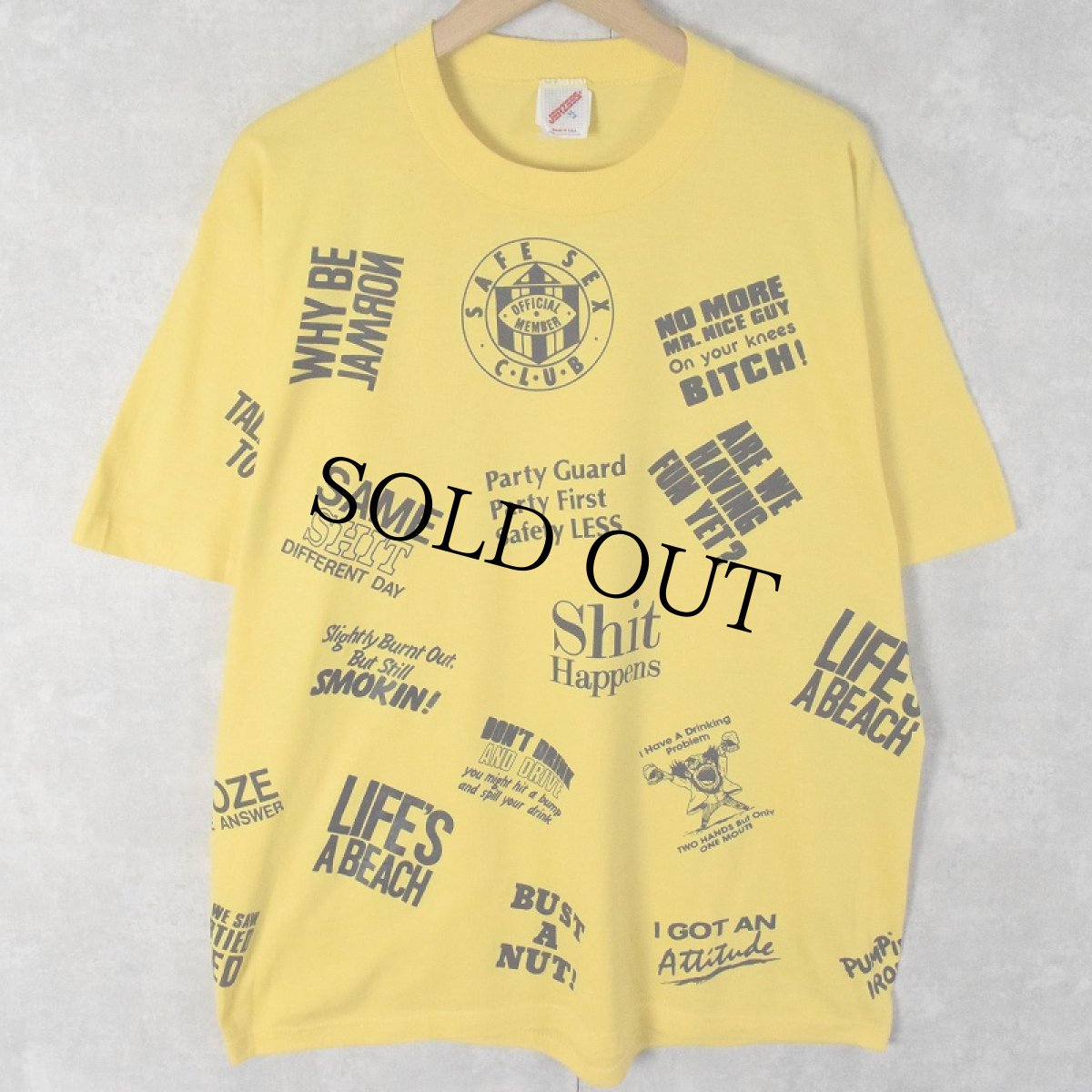 画像1: 【SALE】 90's USA製 マルチプリントTシャツ XL (1)