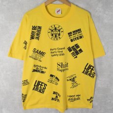 画像1: 90's USA製 マルチプリントTシャツ XL (1)