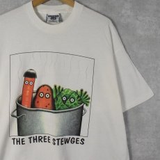 画像1: Lee "THE THREE STEWGES" パロディプリントTシャツ XL (1)