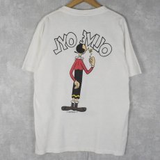 画像2: 90's POPEYE USA製 "OLIVE" キャラクタープリントTシャツ L (2)