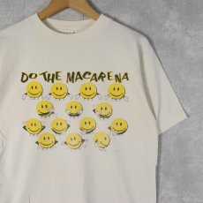画像1: 90's "DO THE MACARENA" スマイルプリントTシャツ (1)