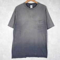 画像1: 90's TOWNCRAFT JCPenney USA製 無地ポケットTシャツ XL (1)