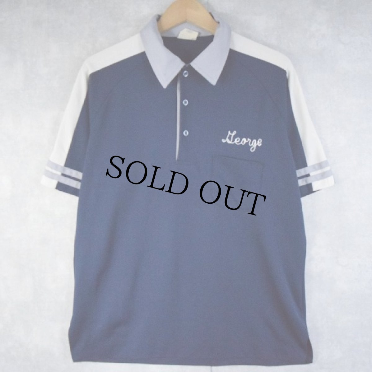 画像2: 70's King Louie USA製 バーガーショップ プリントボーリングシャツ ML (2)