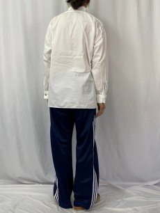 画像4: 60's VAN HEUSEN "プリーテッドブザム×ダブルカフス" ドレスシャツ SIZE16 1/2 (4)