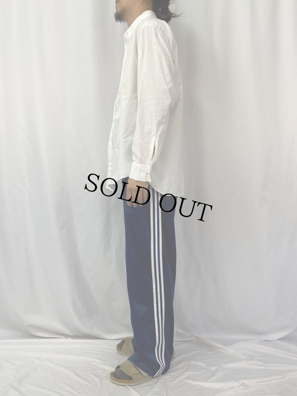 画像3: 60's VAN HEUSEN "プリーテッドブザム×ダブルカフス" ドレスシャツ SIZE16 1/2 (3)