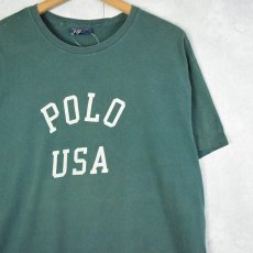 画像1: 90's POLO SPORT Ralph Lauren ロゴプリントTシャツ M (1)