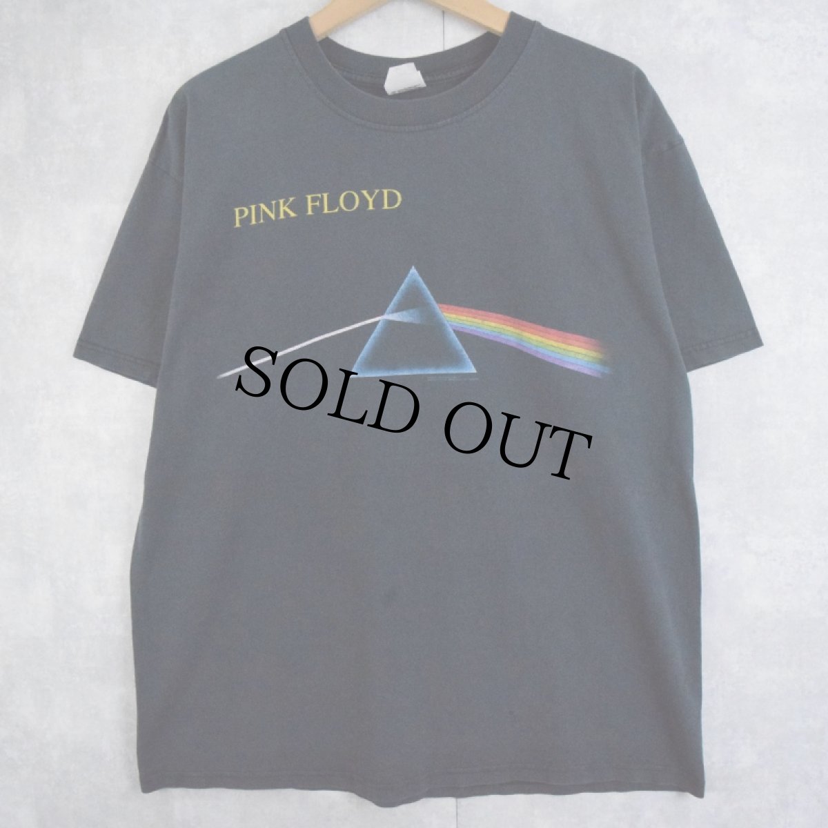 画像1: 2000's PINK FLOYD "DARK SIDE OF THE MOON" ロックバンドTシャツ NAVY L (1)
