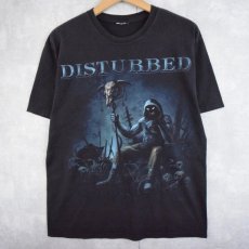 画像1: 2000's DISTURBED ヘヴィメタルバンドTシャツ BLACK (1)