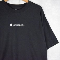 画像1: Apple "Annapolis" ロゴプリントTシャツ XL (1)