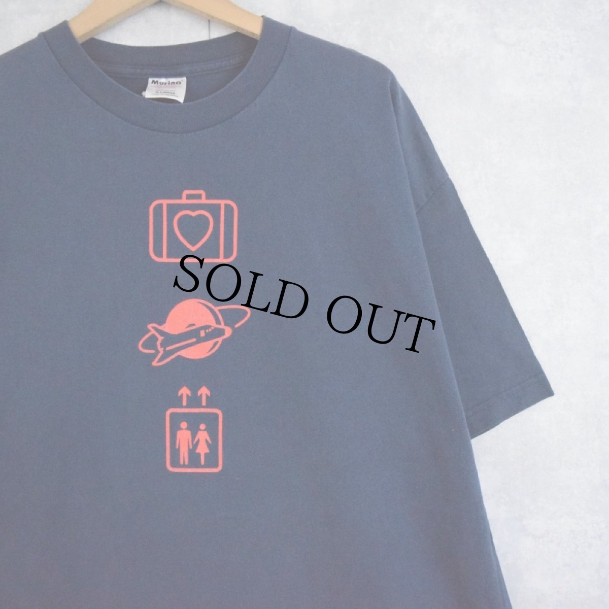 画像1: 2000's U2 USA製 "ELEVATION TOUR" ロックバンド ツアーTシャツ NAVY XL (1)