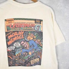 画像1: 90〜2000's COMPAQ "Moray Menace" アメコミイラスト IT企業プリントTシャツ XL (1)