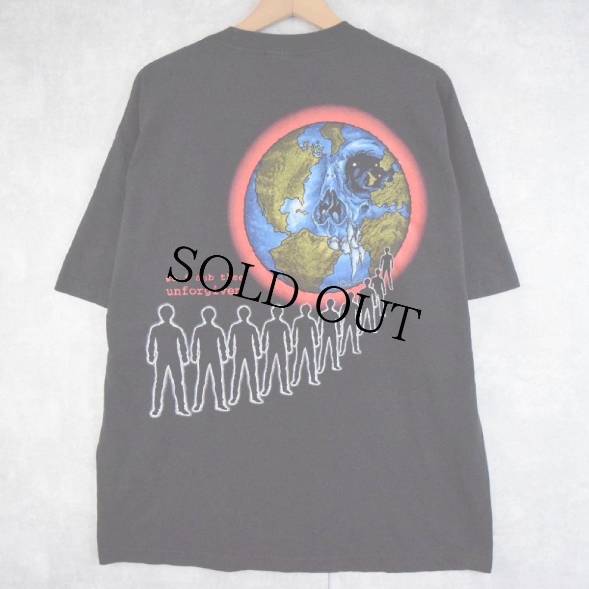 画像2: 90's METALLICA PUSHEAD "The Unforgiven" ヘヴィメタルバンドTシャツ BLACK XL (2)