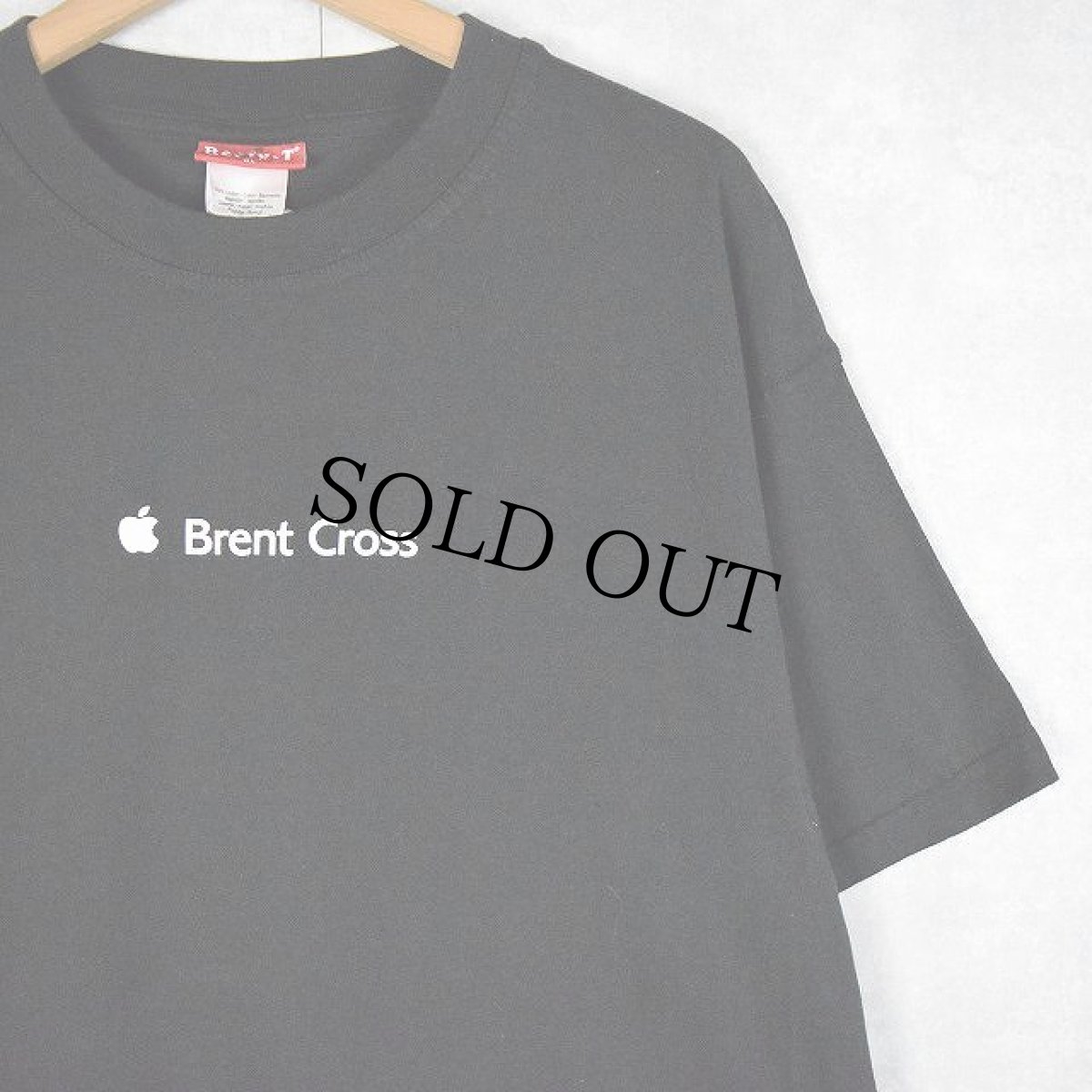 画像1: Apple "Brent Cross" ロゴプリントTシャツ XL (1)