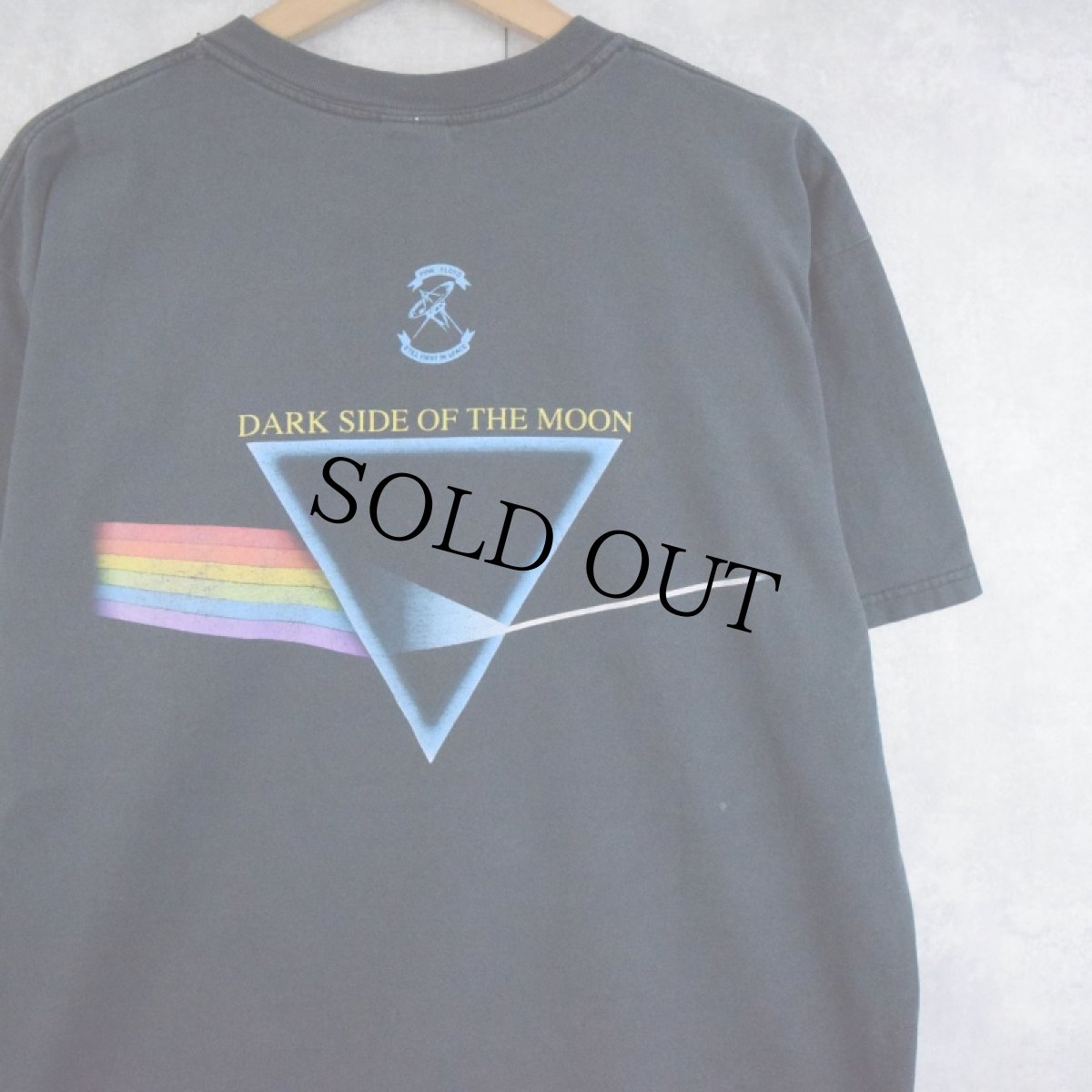 画像2: 2000's PINK FLOYD "DARK SIDE OF THE MOON" ロックバンドTシャツ NAVY L (2)