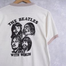 画像2: 70's THE BEATLES × Wtix "Winning Is As Easy As..." バンドプリントリンガーTシャツ (2)