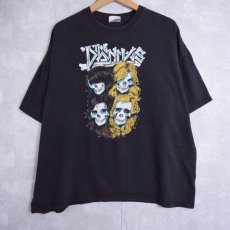 画像1: 90's THE DONNAS ガレージパンクバンド ツアーTシャツ BLACK 2XL (1)