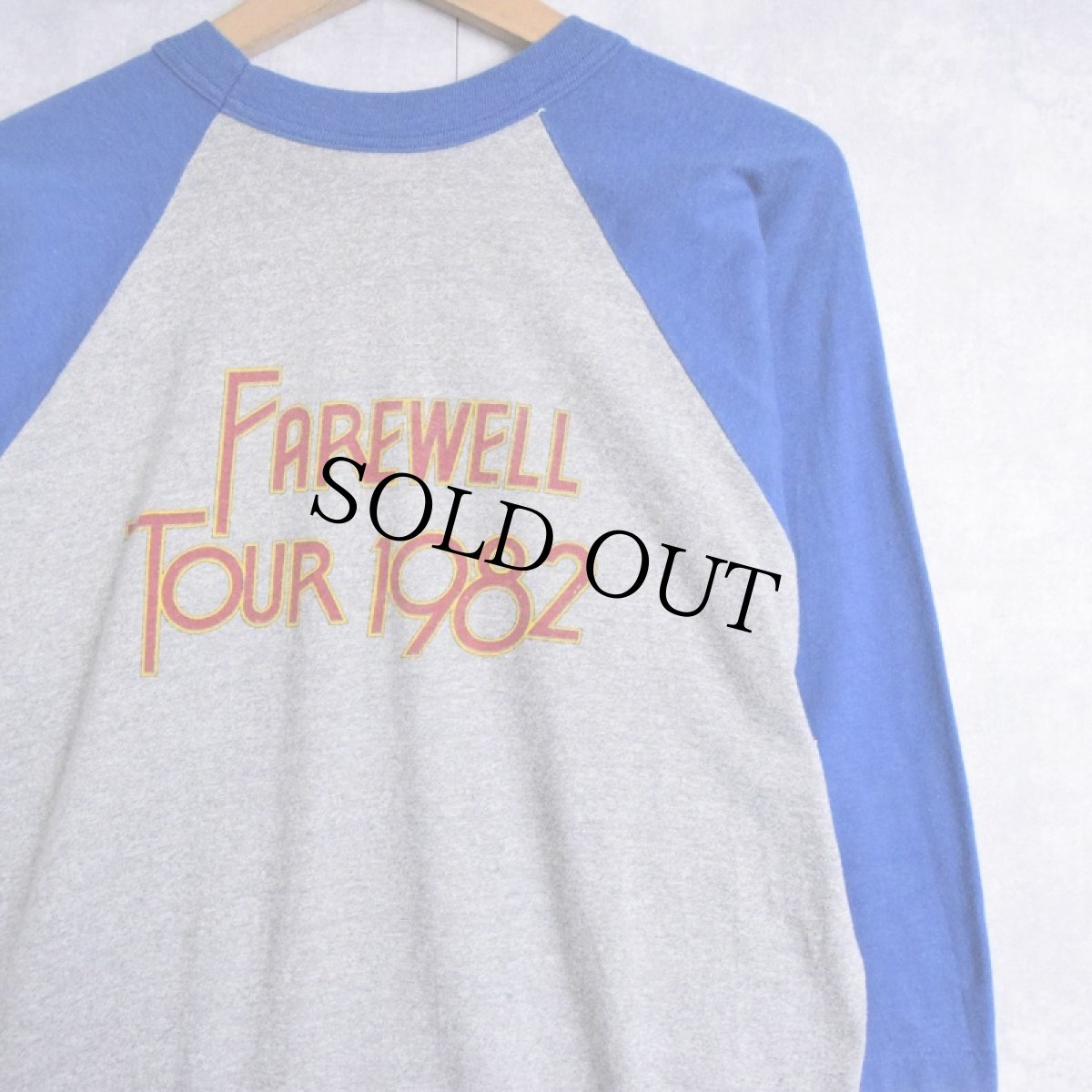 画像2: 80's The Doobie Brothers "FAREWELL TOUR 1982" ロックバンドツアーラグランTシャツ L (2)