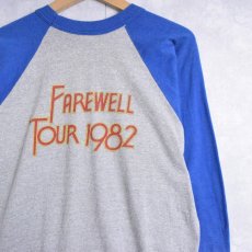 画像2: 80's The Doobie Brothers "FAREWELL TOUR 1982" ロックバンドツアーラグランTシャツ L (2)