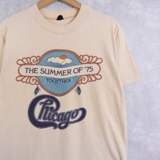 画像1: 70's Chicago × THE BEACH BOYS "THE SUMMER OF ’75" ロックバンドツアーTシャツ M (1)