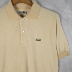 画像1: 70's CHEMISE LACOSTE パイル地ポロシャツ SIZE4 (1)