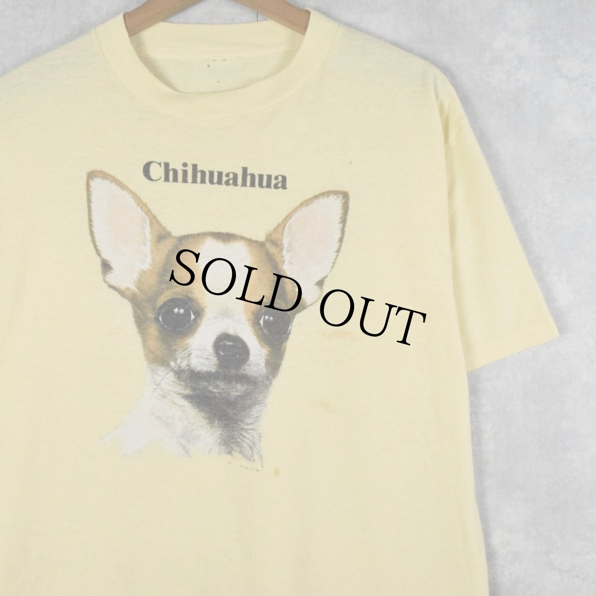 画像1: 90's "Chihuahua" 犬プリントTシャツ (1)