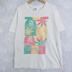 画像1: 90's BOB MARLEY USA製 レゲエミュージシャンTシャツ L (1)