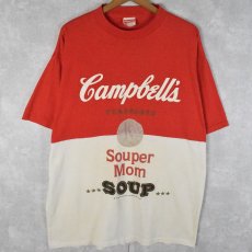 画像1: 80's Campbell's Soup "Souper Mom" プリントTシャツ (1)