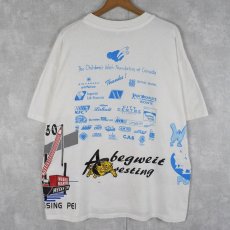 画像2: 90's USA製 試し刷り ロゴプリントTシャツ XL (2)