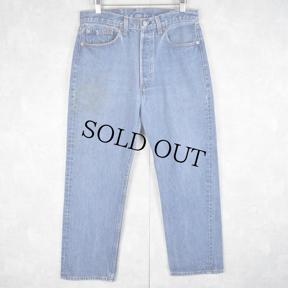 画像1: 80's Levi's 501 USA製 デニムパンツ W30 (1)