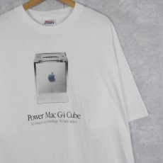 画像1: 00's Apple Power Mac G4 Cube "Think different." プリントTシャツ XXL (1)