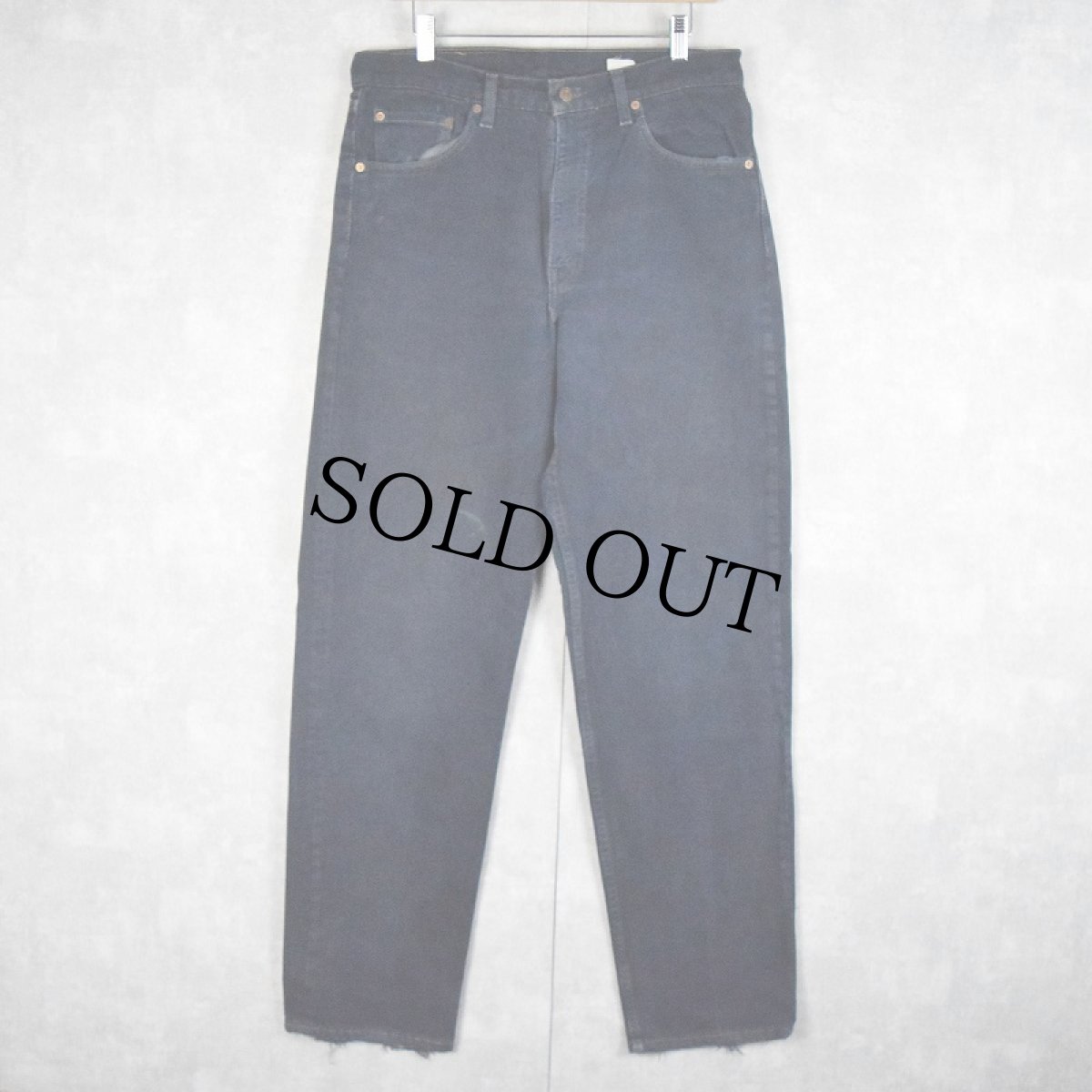 画像1: 90's Levi's 555 "RELAXED FIT TAPERD LEG" USA製 カラーデニムパンツ W34 (1)