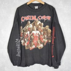 画像1: 1994 Cannibal Corpse"The Bleeding" デスメタルバンド プリントロンT BLACK (1)
