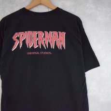 画像2: MARVEL SPIDER-MAN キャラクタープリントTシャツ BLACK L (2)