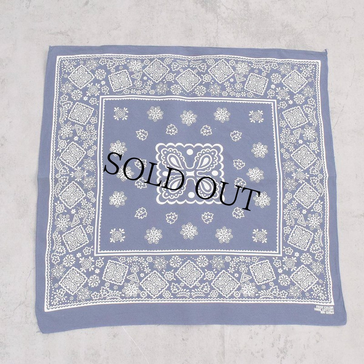 画像2: 60's FAST COLOR クッキー柄 バンダナ (2)