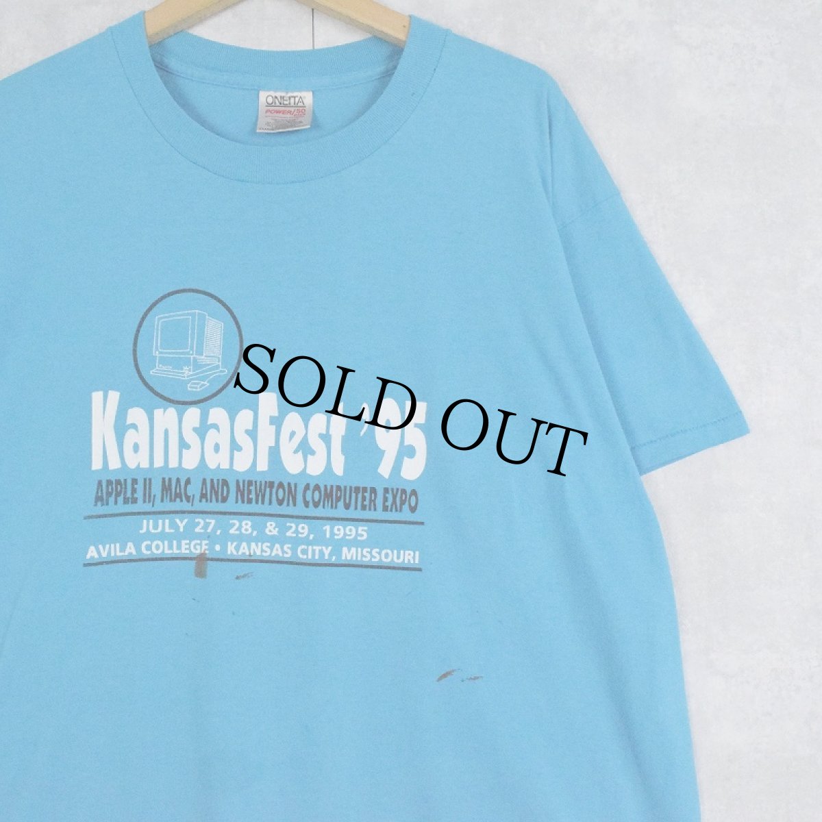 画像1: 90's Apple "Kansas Fest '95" Tシャツ XL (1)
