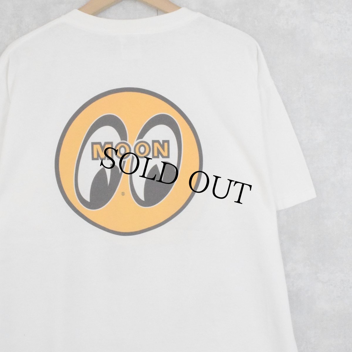 画像2: MOONEYES カーアクセサリー企業ロゴTシャツ XL (2)