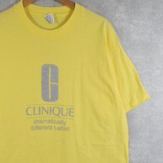 画像1: 【SALE】 CLINIQUE スキンケアメーカー ロゴプリントTシャツ XL (1)