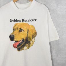 画像1: 90's "Golden Retriever" 犬プリントTシャツ (1)