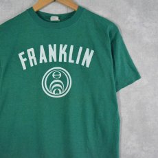 画像1: 【SALE】 70's Champion バータグ USA製 "FRANKLIN" プリントTシャツ L (1)