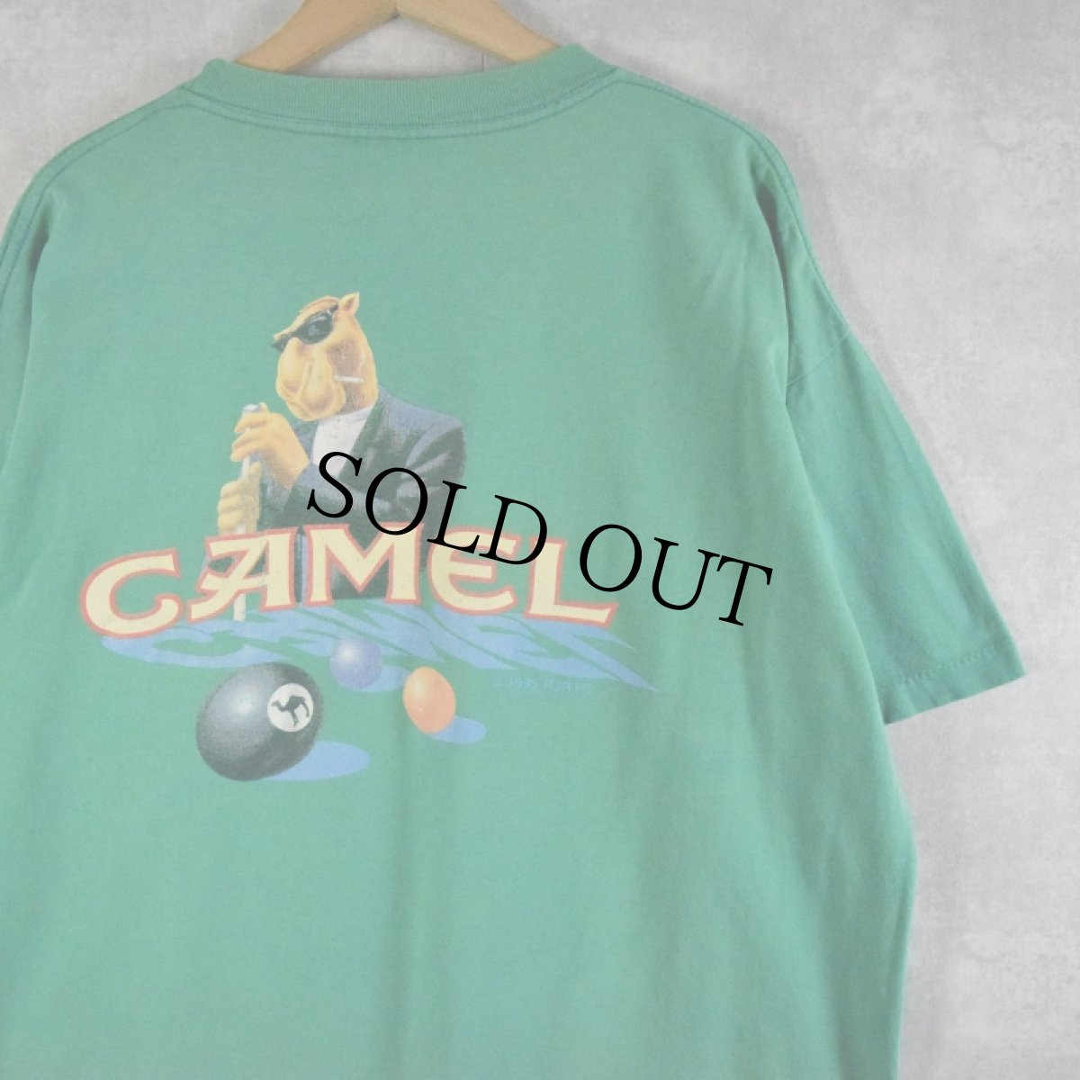 画像1: 90's CAMEL USA製 キャラクタープリント ポケットTシャツ XL (1)