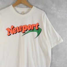 画像1: 80〜90's Newport ロゴプリントTシャツ XL (1)