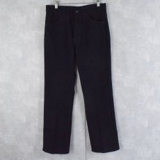 画像1: 90's Levi's 517 USA製 "STA-PREST" PANTS NAVY W32 (1)